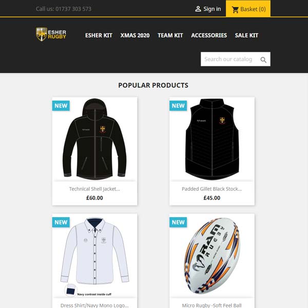 Esher Rugby Shop