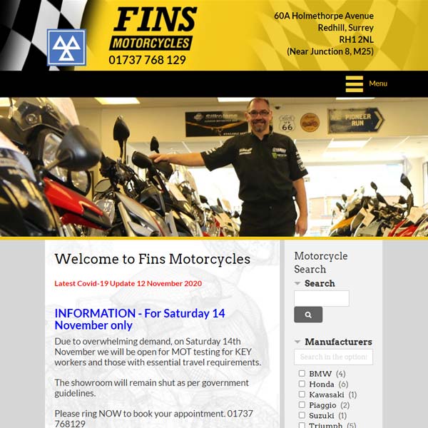 Fins Motorcycles